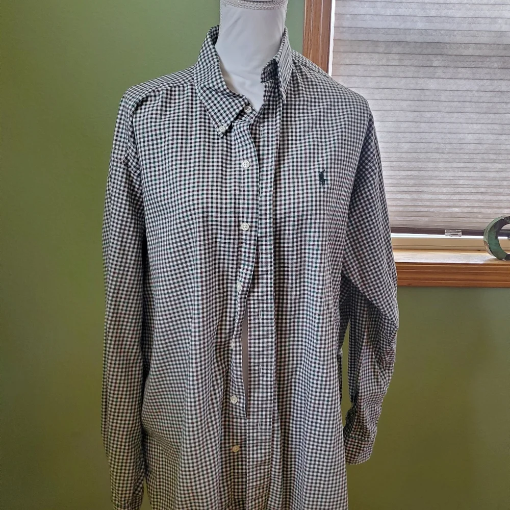 2 Ralph Lauren long sleeve button down shirts. Large - Picture 2 of 13